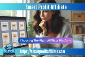 Choosing the right affiliate platforms