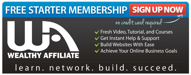 Wealthy Affiliate Free Starter Membership